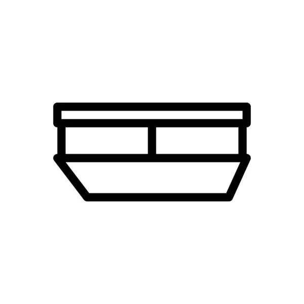 Boat Vector Illustration Transparent Background Premium Quality Symbols Thin Line — Stock Vector
