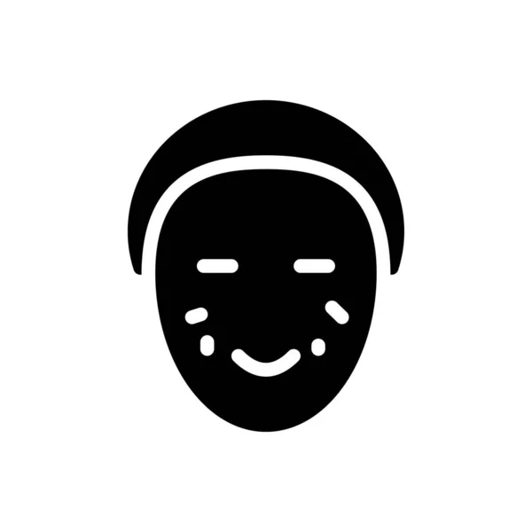 Обличчя Векторні Ілюстрації Прозорому Фоні Символи Якості Премій Піктограми Гліфів — стоковий вектор