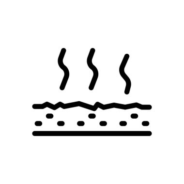 burn vector illustration on a transparent background.Premium quality symbols.Thin line icon for concept and graphic design. 