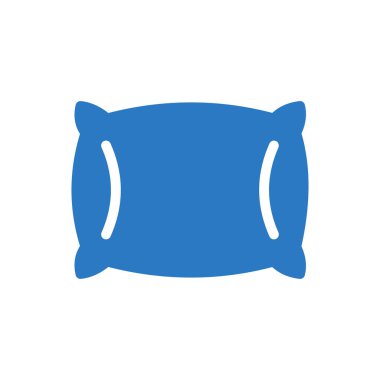 Şeffaf bir arkaplan üzerinde yastık vektör çizimi. Konsept ve grafik tasarım için özel kalite semboller..