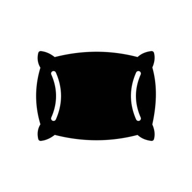 Şeffaf bir arkaplan üzerinde yastık vektör çizimi. Konsept ve grafik tasarım için özel kalite semboller..