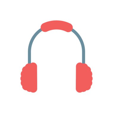 Şeffaf bir arkaplan üzerinde kulaklık vektör çizimi. Konsept ve grafik tasarımı için birinci sınıf kalite simgeler.. 