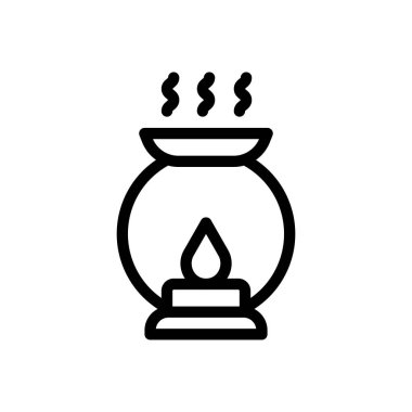 Şeffaf bir arkaplanda hafif vektör illüstrasyonu. Konsept ve grafik tasarımı için ince çizgi simgesi..