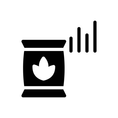 Şeffaf bir arkaplan üzerinde çuval vektör çizimi. Premium kalite semboller. Konsept ve grafik tasarım için ince çizgi simgesi. 