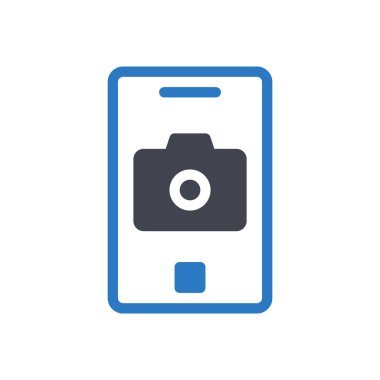 Şeffaf bir arkaplan üzerinde kamera vektör illüstrasyonu. Konsept ve grafik tasarım için mükemmel kalite semboller..