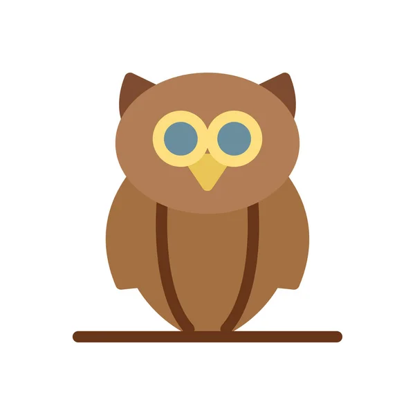 Owl Vector Illustration Transparent Background Premium Quality Symbols Stroke Icon — Vetor de Stock