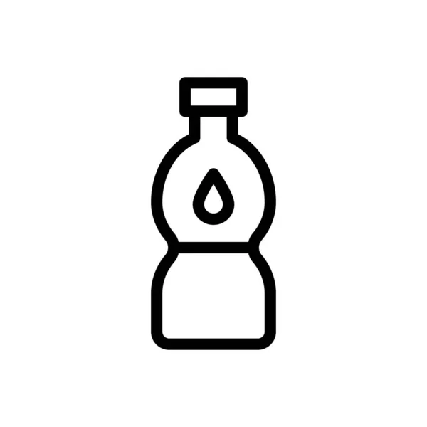 Ilustracja Wektora Wody Przejrzystym Tle Symbole Jakości Premium Cienka Ikona — Wektor stockowy