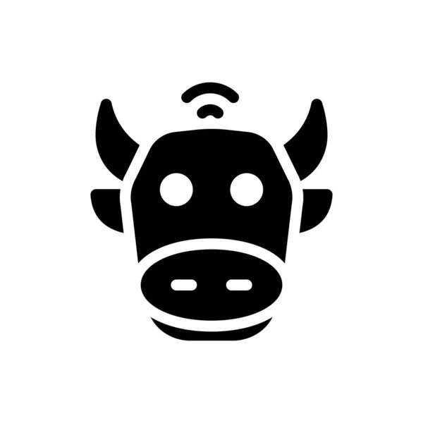 Cow Vector Illustration Transparent Background Premium Quality Symbols Thin Line — Stock Vector