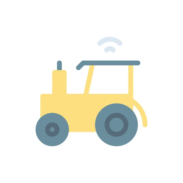 Tractor Vector Illustration Transparent Background Premium Quality Symbols Stroke Icon — ストックベクタ