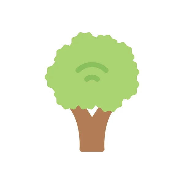 Tree Vector Illustration Transparent Background Premium Quality Symbols Stroke Icon — Image vectorielle