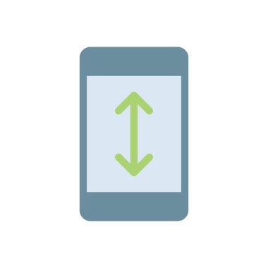 Şeffaf bir arkaplan üzerinde telefon vektör çizimi. Konsept ve grafik tasarım için özel kalite simgeleri.. 