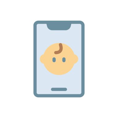 Şeffaf bir arkaplan üzerinde çocuk vektör illüstrasyonu. Konsept ve grafik tasarım için kaliteli semboller.. 