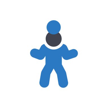 Şeffaf bir arkaplan üzerinde baş vektör illüstrasyonu. Konsept ve grafik tasarım için mükemmel kalite sembolleri.. 