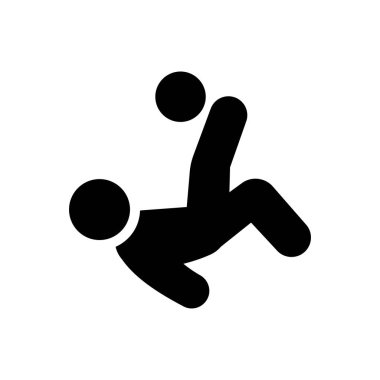 kick vector illustration on a transparent background.Premium quality symbols.Glyphs icon for concept and graphic design. 