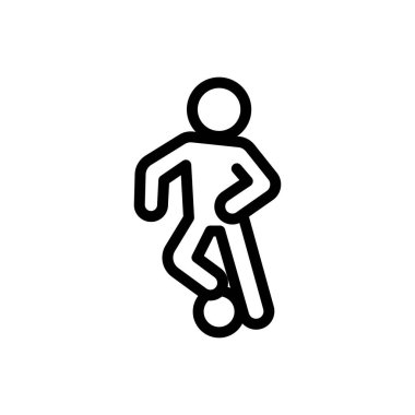 kick vector illustration on a transparent background.Premium quality symbols.Thin line icon for concept and graphic design. 