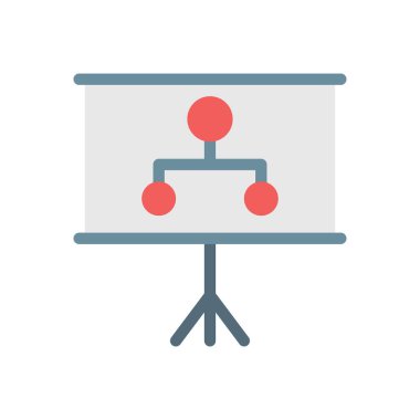 Şeffaf bir arkaplan üzerinde sunum vektörü illüstrasyonu. Konsept ve grafik tasarımı için prim kalite simgeleri..