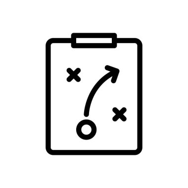 Saydam bir arkaplan üzerinde stratejik vektör çizimi. Premium kalite sembolleri. Konsept ve grafik tasarım için ince çizgi simgesi. 