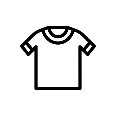 Saydam bir arkaplan üzerinde gömlek vektör çizimi. Premium kalite semboller. Konsept ve grafik tasarım için ince çizgi simgesi.