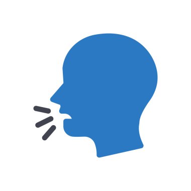 Şeffaf bir arkaplanda öksürük vektörü çizimi. Konsept ve grafik tasarım simgeleri için kaliteli semboller..