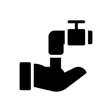 Şeffaf bir arkaplan üzerinde tap vektör çizimi. Konsept ve grafik tasarımı için mükemmel kalite sembolleri..