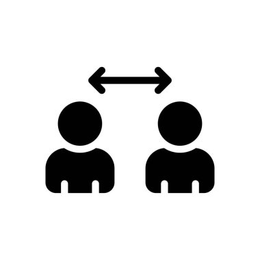 Şeffaf bir arkaplan üzerinde uzaklık vektör illüstrasyonu. Konsept ve grafik tasarımı için mükemmel kalite sembolleri..