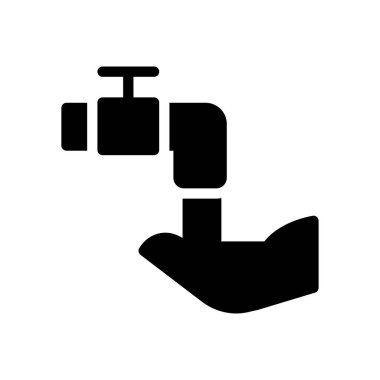 Şeffaf bir arkaplan üzerinde tap vektör çizimi. Konsept ve grafik tasarımı için mükemmel kalite sembolleri..