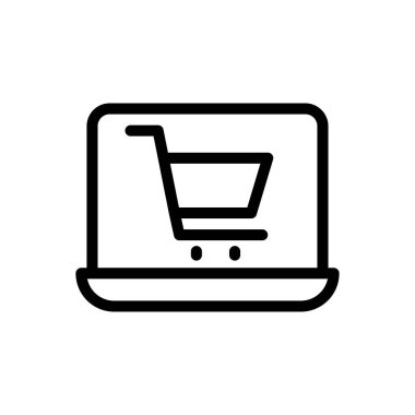 Şeffaf bir arkaplan üzerinde taşıyıcı vektör çizimi. Konsept ve grafik tasarım için ince çizgi simgesi..