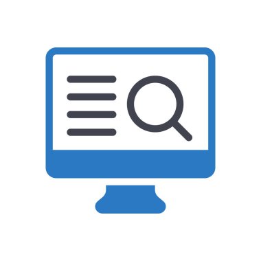 Şeffaf bir arkaplan üzerinde arama vektörü illüstrasyonu. Konsept ve grafik tasarımı için mükemmel kalite sembolleri..