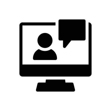 Şeffaf bir arkaplan üzerinde video vektör illüstrasyonu. Konsept ve grafik tasarım için kaliteli semboller..