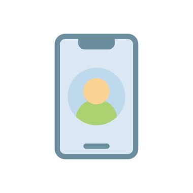 Şeffaf bir arkaplan üzerinde mobil vektör illüstrasyonu. Konsept ve grafik tasarımı için birinci sınıf kalite simgeler.. 