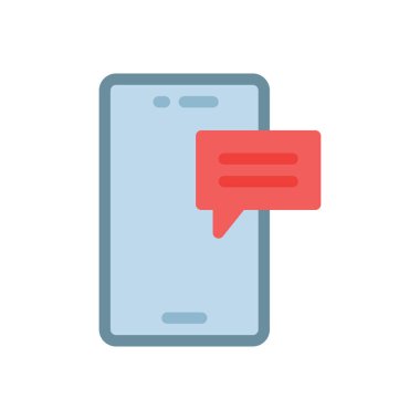 Şeffaf bir arkaplan üzerinde mobil vektör illüstrasyonu. Konsept ve grafik tasarımı için birinci sınıf kalite simgeler.. 