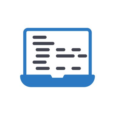 Şeffaf bir arkaplan üzerinde kodlama vektör illüstrasyonu. Konsept ve grafik tasarımı için mükemmel kalite sembolleri..