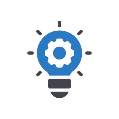 Şeffaf bir arkaplan üzerinde fikir vektör illüstrasyonu. Konsept ve grafik tasarım için mükemmel kalite sembolleri.. 
