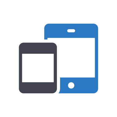 Şeffaf bir arkaplan üzerinde tablet vektör çizimi. Konsept ve grafik tasarımı için özel kalite semboller..