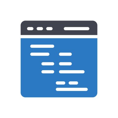 Şeffaf bir arkaplan üzerinde web sayfası vektör illüstrasyonu. Konsept ve grafik tasarımı için kaliteli semboller..