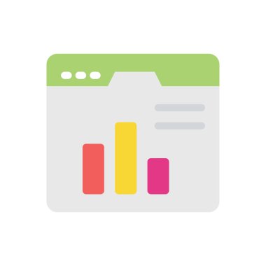 Saydam bir arkaplan üzerinde web sayfası vektör illüstrasyonu. Konsept ve grafik tasarım için premimium kalite simgeleri..