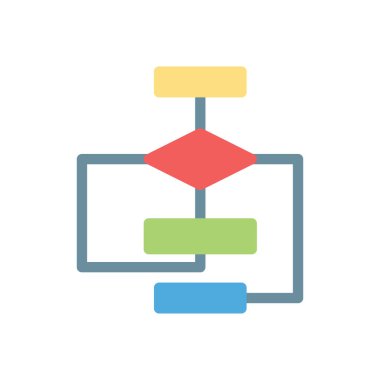 şeffaf bir arkaplan üzerinde akış şeması çizelgesi çizimi. Konsept ve grafik tasarımı için premimium kalite simgeleri..