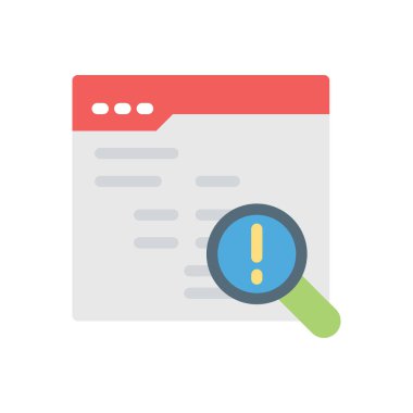 Saydam bir arkaplan üzerinde web sayfası vektör illüstrasyonu. Konsept ve grafik tasarım için premimium kalite simgeleri..