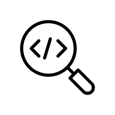 Şeffaf bir arkaplan üzerinde arama vektörü illüstrasyonu.Premium kalite sembolleri. Konsept ve grafik tasarım için ince çizgi simgesi. 