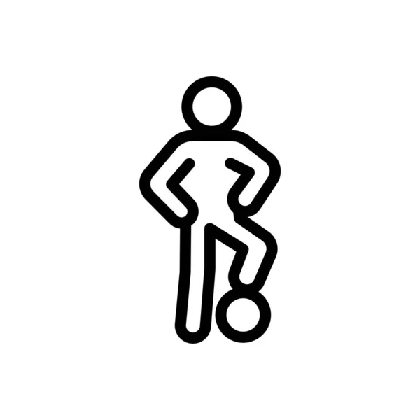 Стоя Векторной Иллюстрации Прозрачном Фоне Премиум Символы Качества Тонкая Линия — стоковый вектор