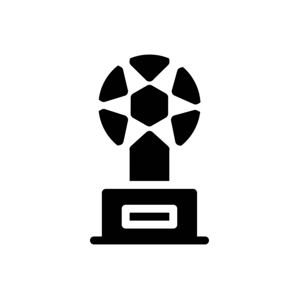 Soccer Vector Illustration Transparent Background Premium Quality Symbols Glyphs Icon — Stock Vector