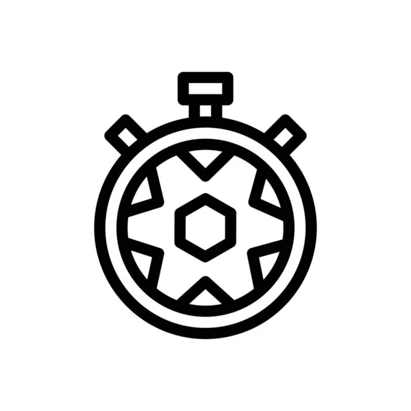 Векторні Ілюстрації Секундоміра Прозорому Фоні Символи Якості Премій Піктограма Тонкої — стоковий вектор