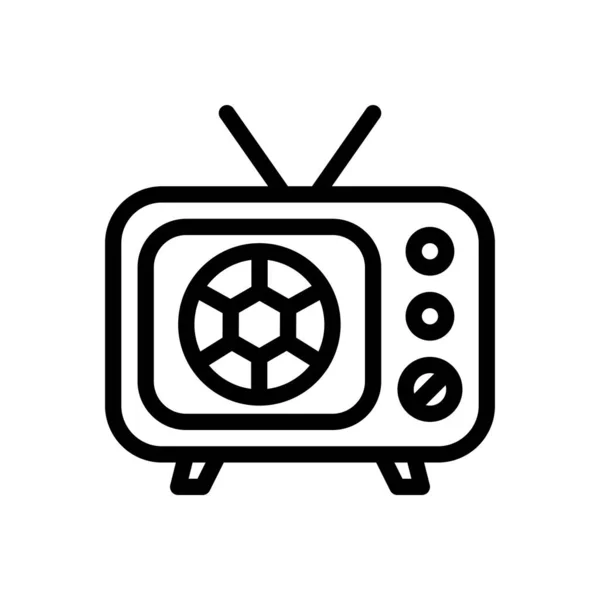 Ilustración Vectores Televisión Sobre Fondo Transparente Símbolos Calidad Premium Icono — Vector de stock