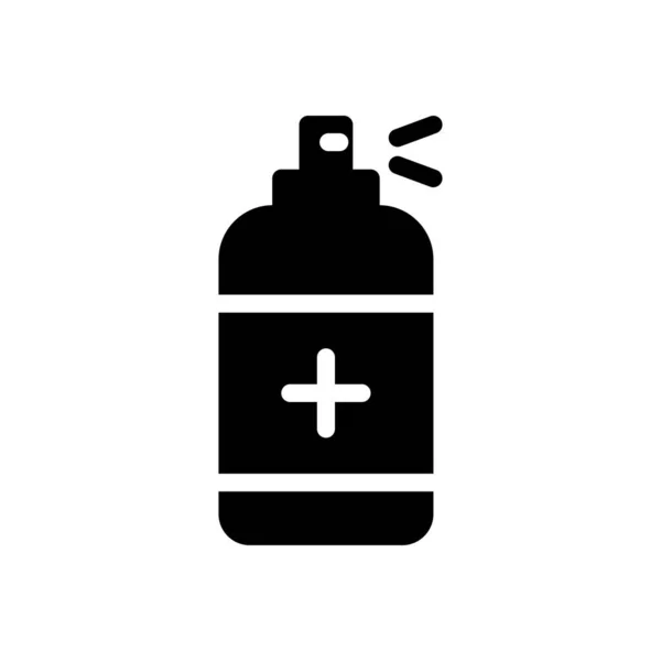 Sanitizer Vector Illustration Transparent Background Premium Quality Symbols Glyphs Icon — Stok Vektör