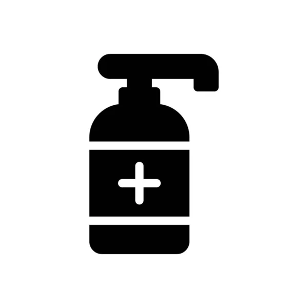 Sanitizer Vector Illustration Transparent Background Premium Quality Symbols Glyphs Icon — 图库矢量图片