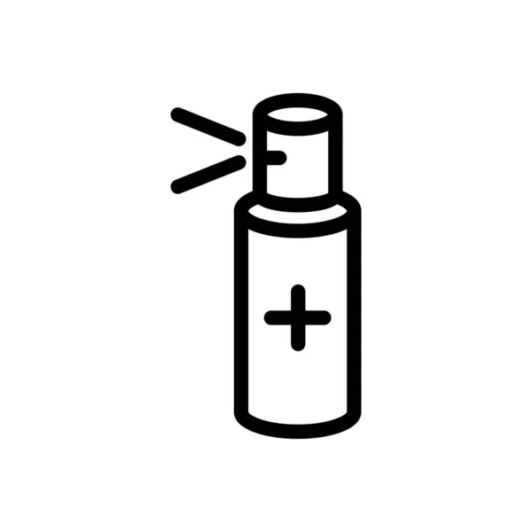 Sanitizer Vector Illustration Transparent Background Premium Quality Symbols Thin Line —  Vetores de Stock