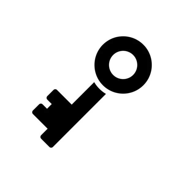 Key Vector Illustration Transparent Background Premium Quality Symbols Glyphs Icon — ストックベクタ