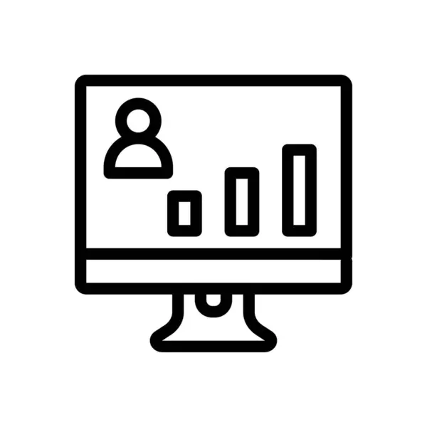 Diagram Vektor Illustration Transparent Bakgrund Premium Kvalitetssymboler Tunn Linje Ikon — Stock vektor