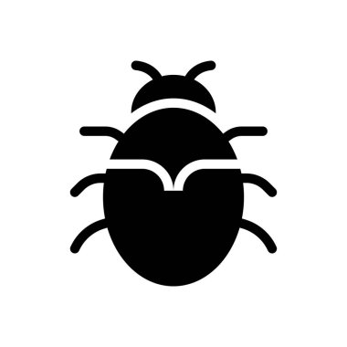 Şeffaf bir arkaplan üzerinde böcek vektör illüstrasyonu. Konsept ve grafik tasarımı için mükemmel kalite semboller.. 