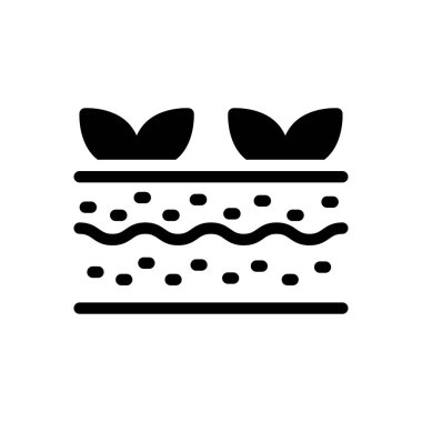 Şeffaf bir arkaplan üzerinde bitki vektör illüstrasyonu. Konsept ve grafik tasarım için özel kalite semboller..